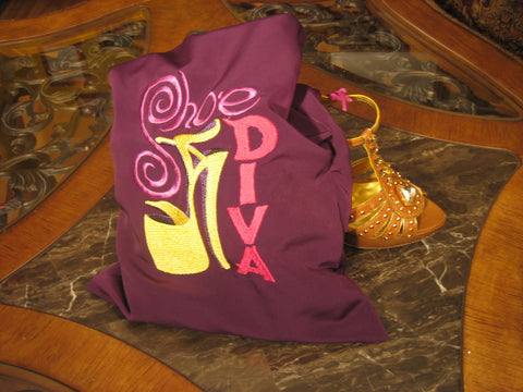 Shoe bag - purple - Shoe Diva