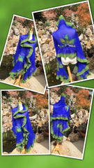 GK Creation - Blue with green.