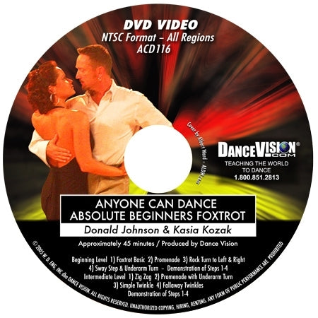 Anyone Can Dance Foxtrot - DVD