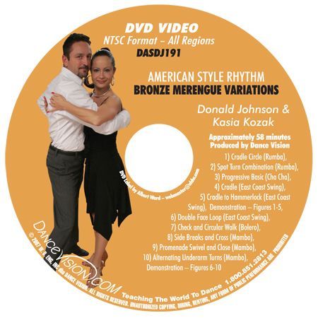 American Style Rhythm Bronze Merengue Variations - DVD