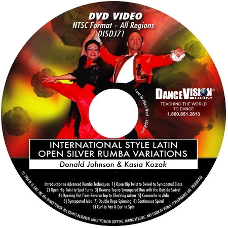 International Style Latin Open Bronze Rumba Variations - DVD